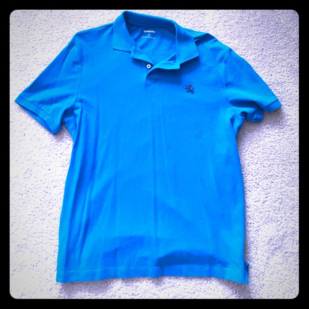 Express Blue Polo